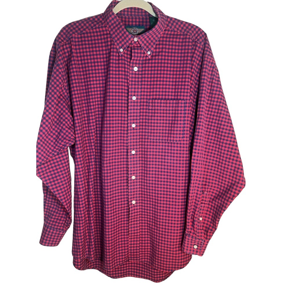 American Outpost Men’s Red and Blue Checkered Shirt